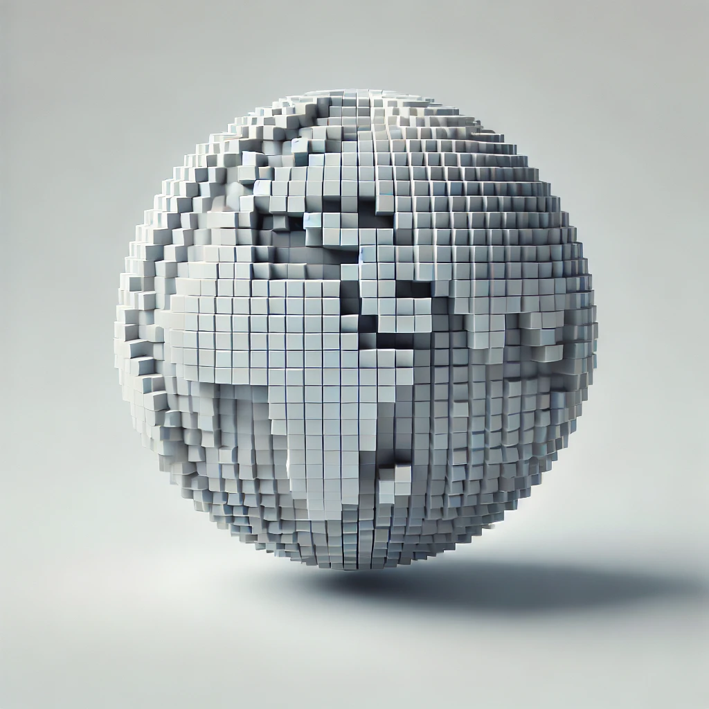 Pixelated Globe